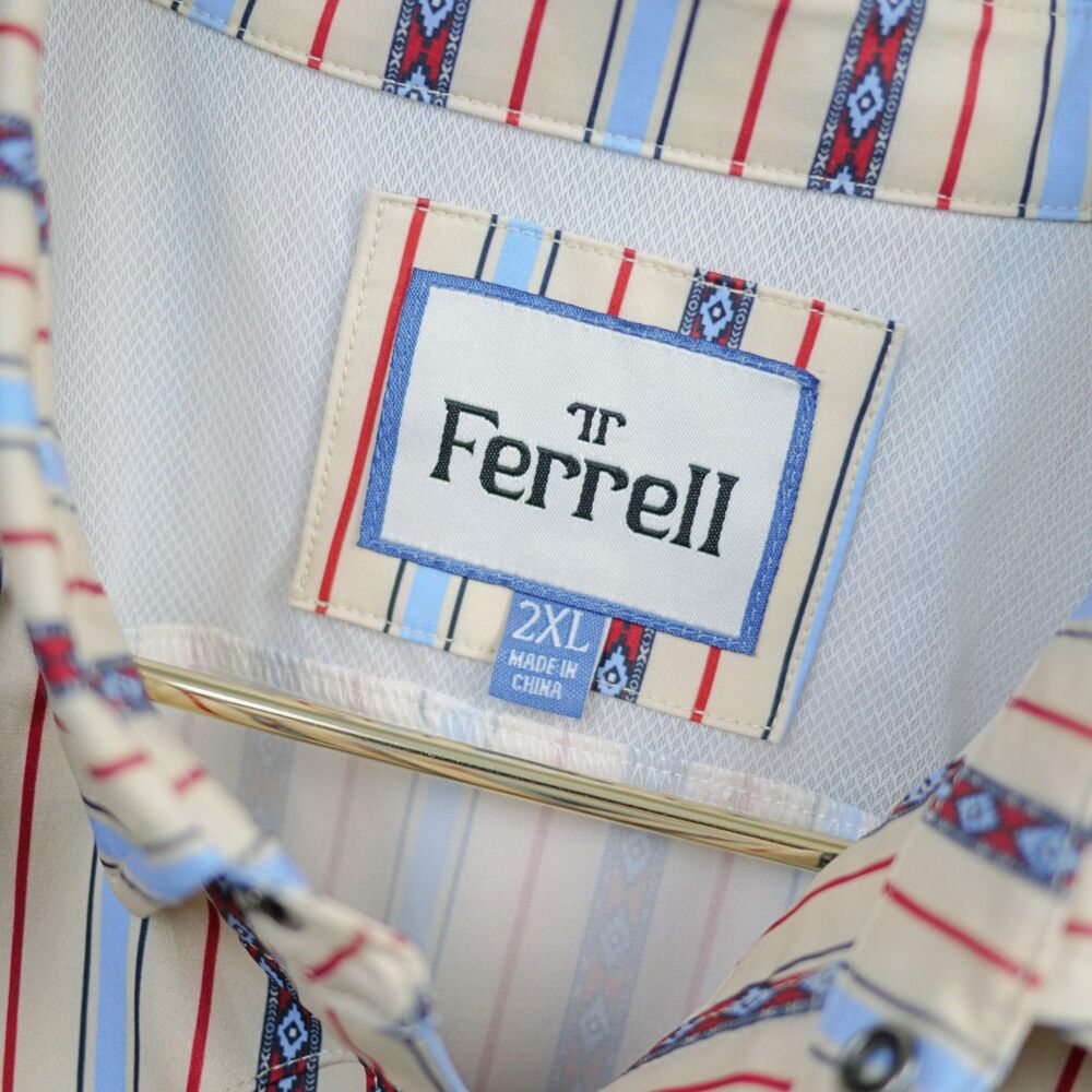Ferrell "The Edward" Short Sleeve Snap Shirt - Men's Size XXL - Picture 4 of 6